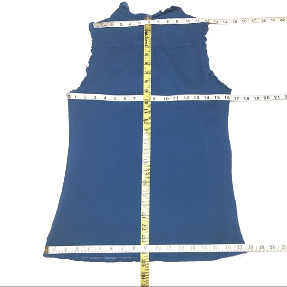 J. Crew Natasha Crinkled Silk Chiffon Blouse SZ 6. - Picture 6 of 7